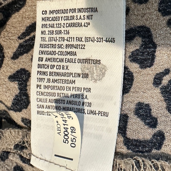 AMERICAN EAGLE viscose ruffle bottom pull‎ on elastic waist shorts, sz S, GUC - Picture 4 of 5